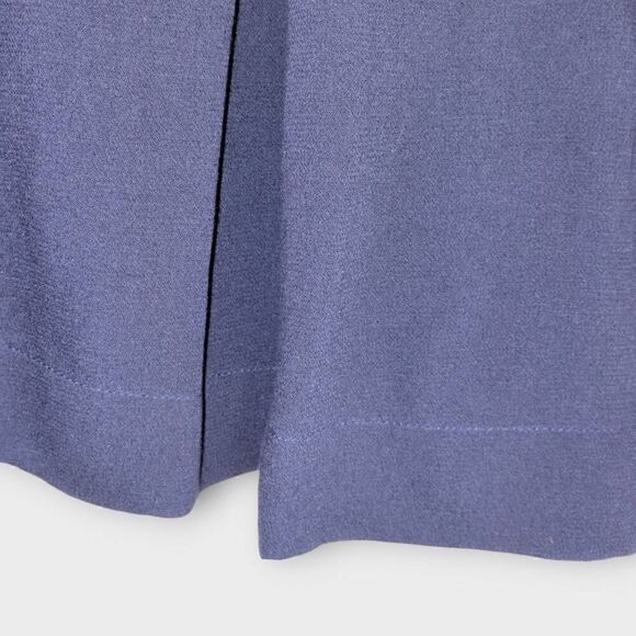 FREE PEOPLE Womens Skirt Sz 4 Lovers Lane Indigo Navy‎ Blue Pleated Mini - Picture 8 of 13